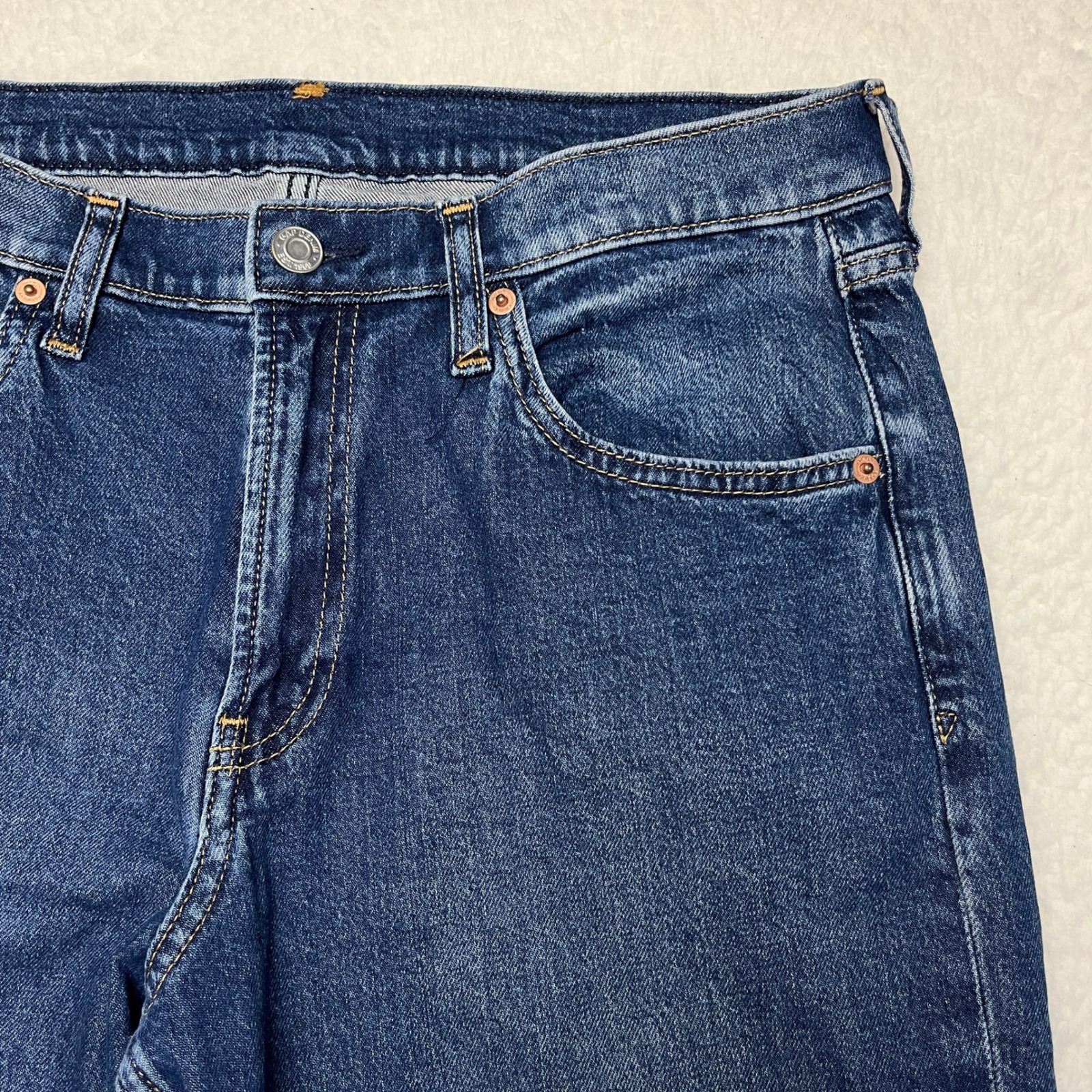 Gap Jeans Womens 28/6r Blue 90s Loose Mid Rise Straight Leg Denim 4651